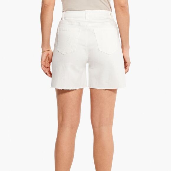 Nic + Zoe NZ Denim Mid Rise 5” Jean Short Paper White Women’s Sz 27 - Picture 4 of 8